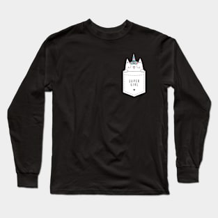 Cat pocket tees Long Sleeve T-Shirt